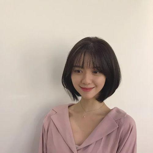 网红的短发